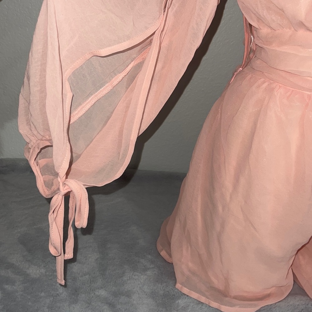 Romper pink sheer medium - Picture 3 of 8